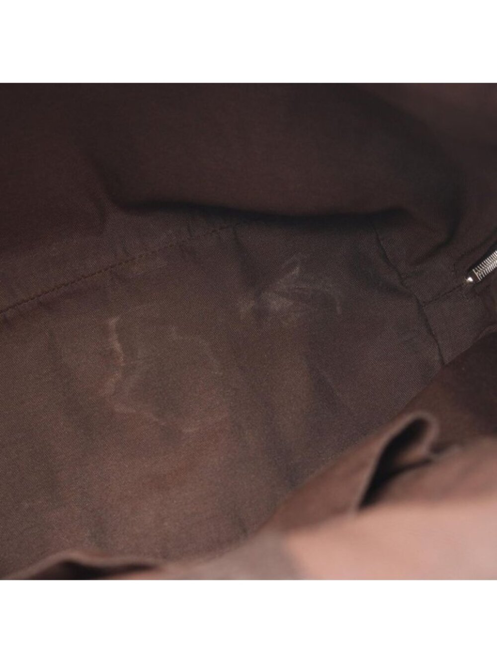 Gucci Backpack Beige Dark Brown Canvas Leather - Picture 6 of 9